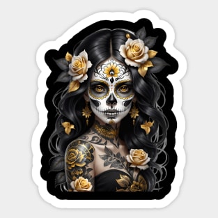 Catrina de Oro- Golden Catrina Sticker